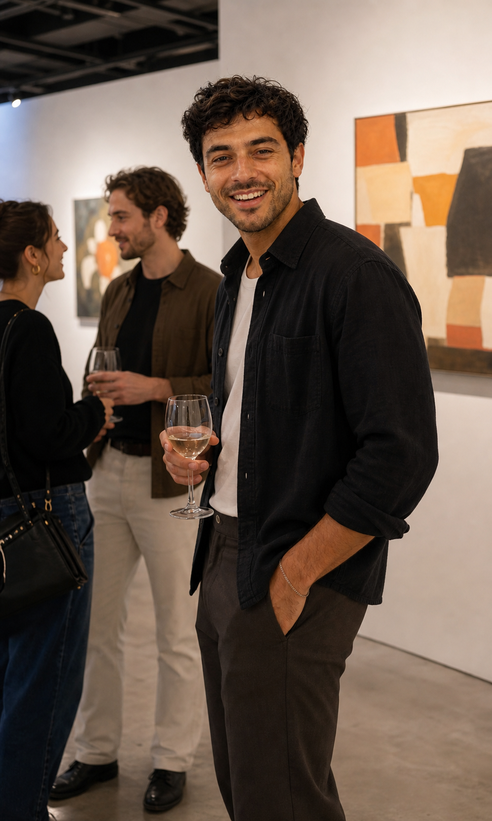 Social gallery photo used as a Tinder profile example